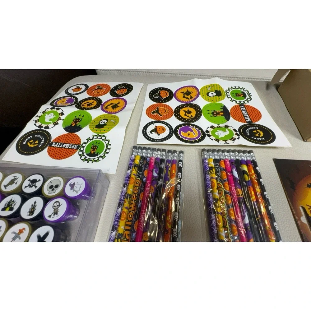110PCS Halloween Party Favors Supplies Decorations - Trick or Treat Goodies Bag